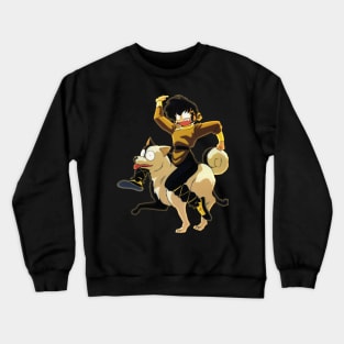 funny moment ranma Crewneck Sweatshirt